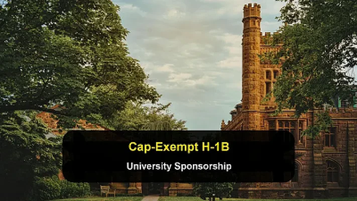 Cap-Exempt H-1B: Securing University and Non-Profit Sponsorship