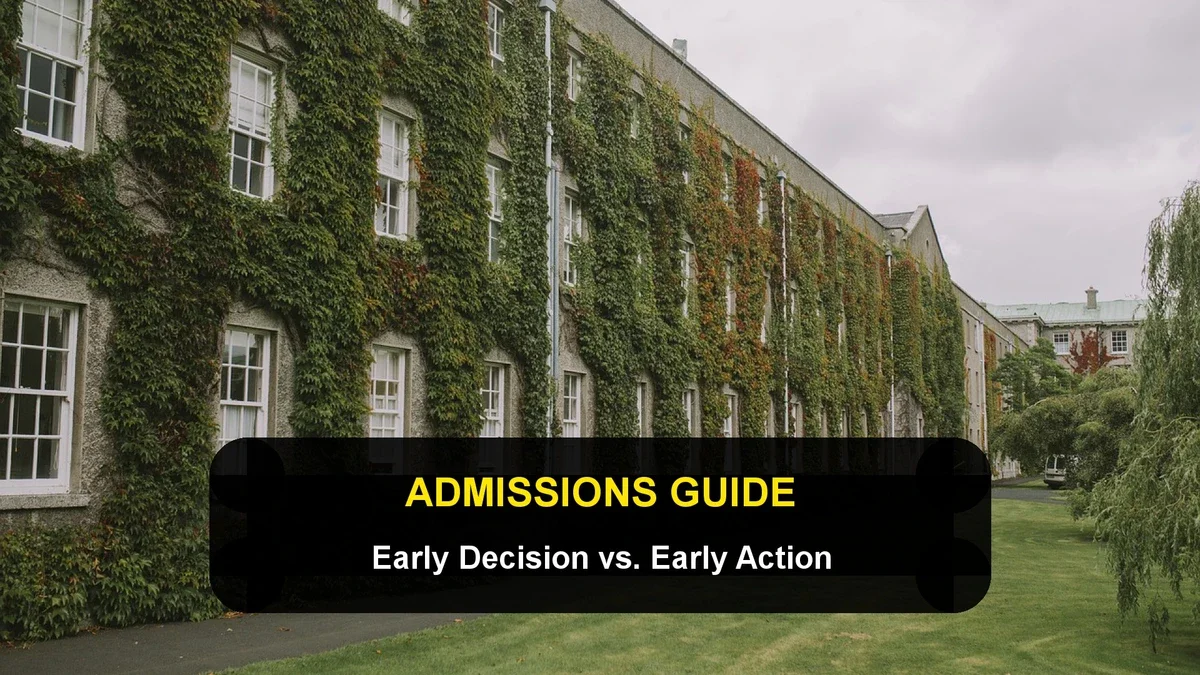 Early Decision vs. Early Action vs. Regular Decision: A Strategic Admissions Guide