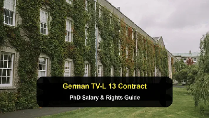 The German TV-L 13 Contract: Understanding Your Rights and Salary as a Salaried PhD Employee