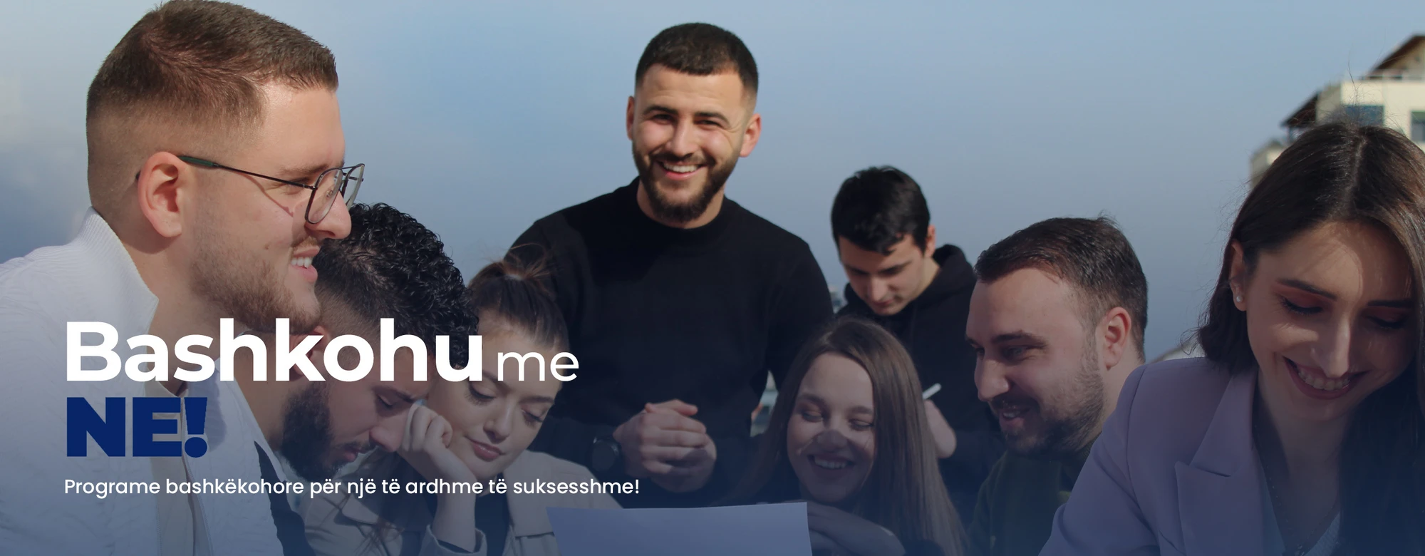 Students at Albanian University