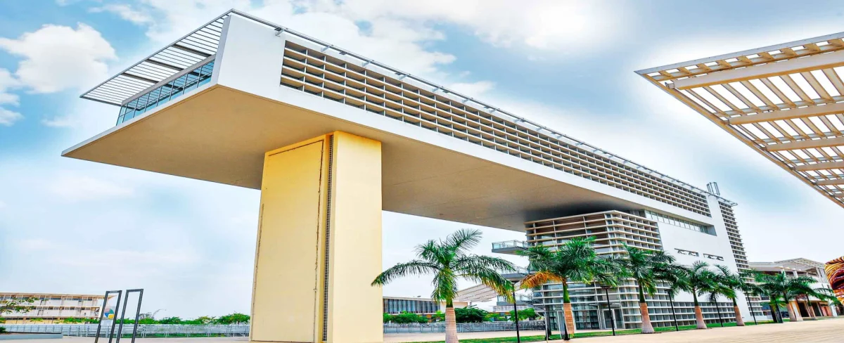 Students at Agostinho Neto University