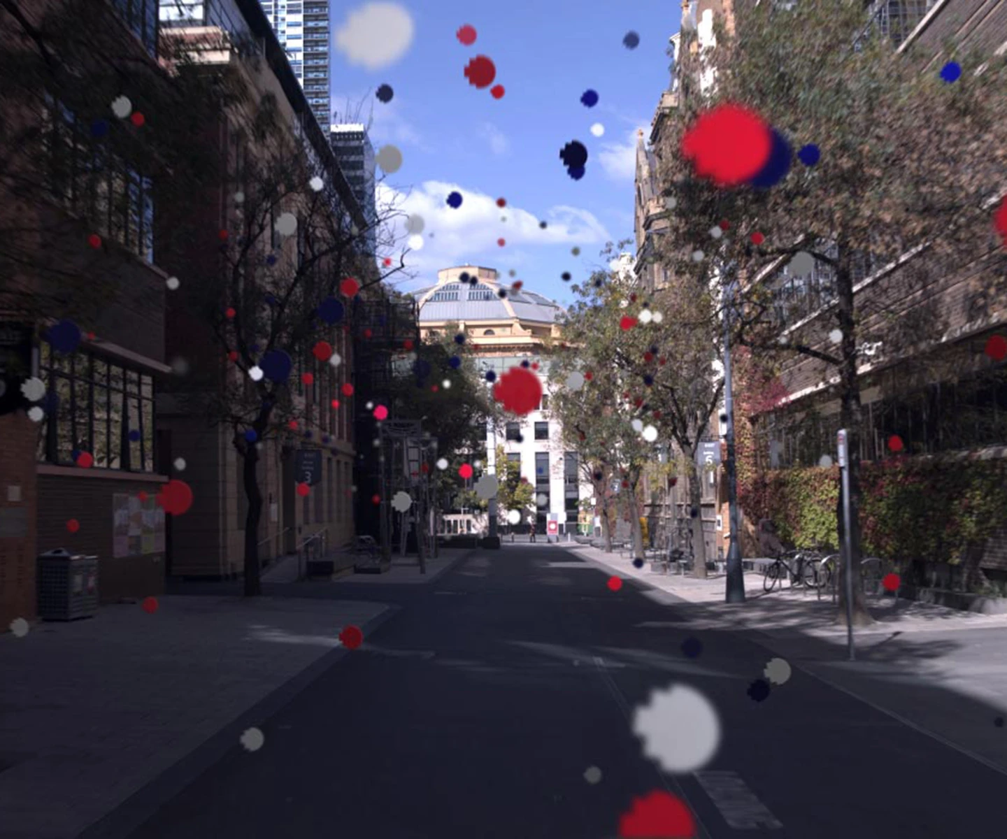 View of the RMIT University campus