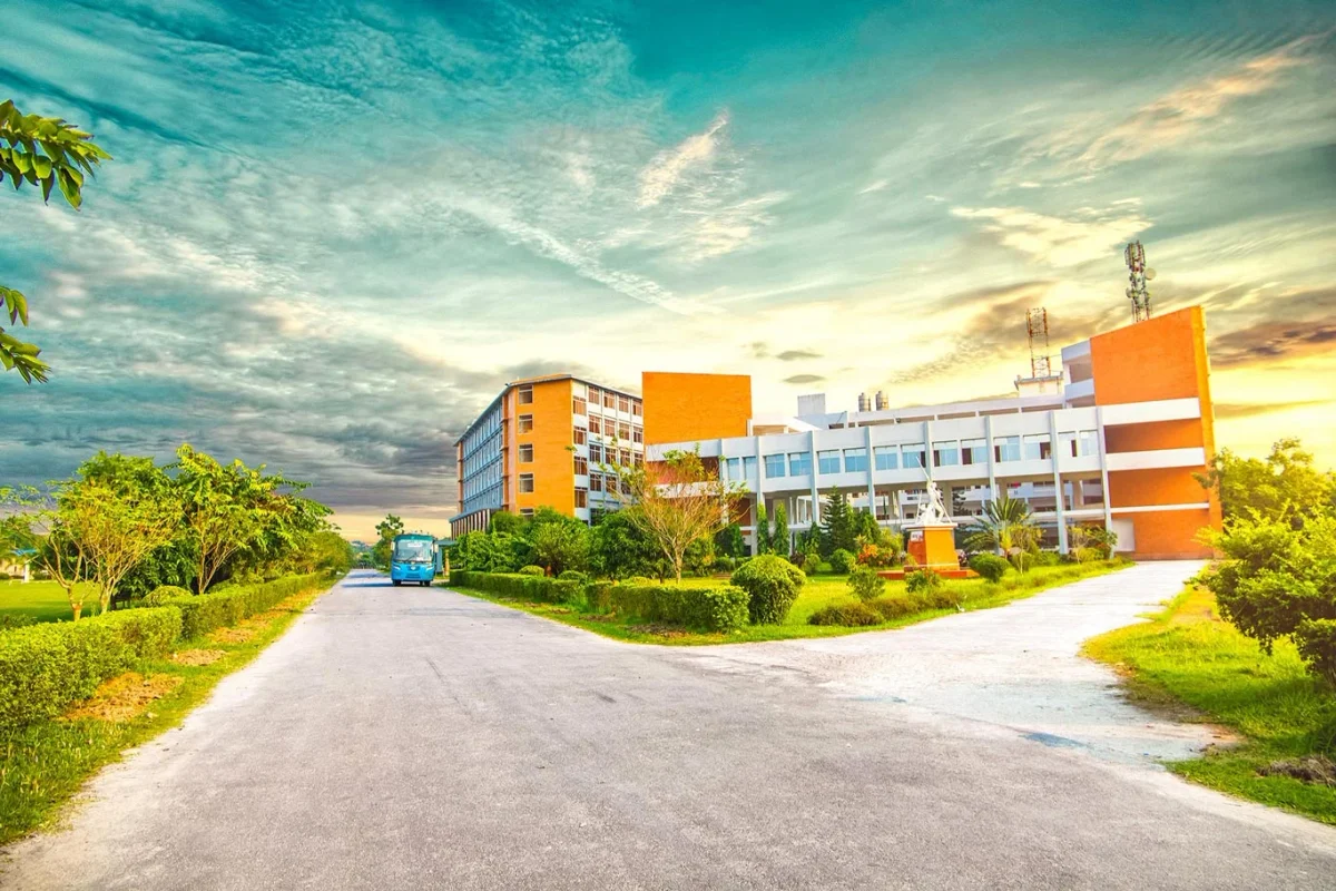 Jashore University of Science and Technology campus from the outside