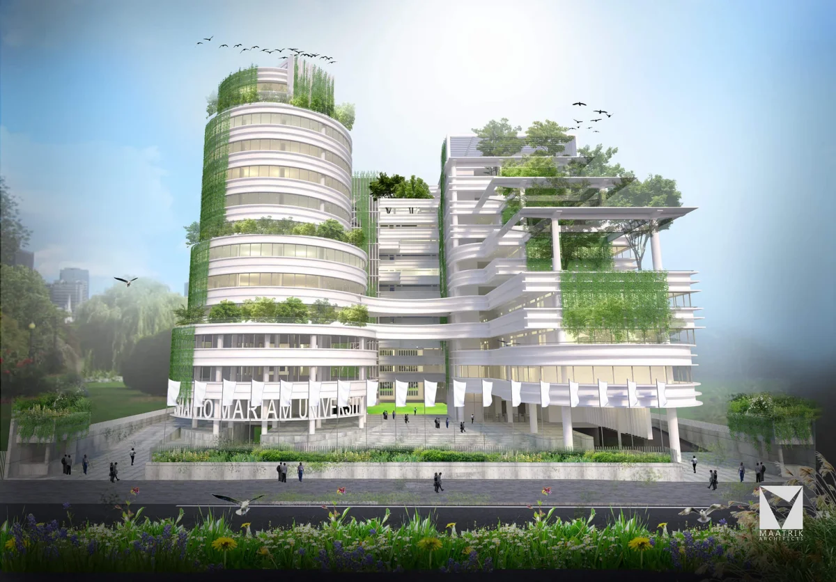 Front view of Shanto-Mariam University of Creative Technology