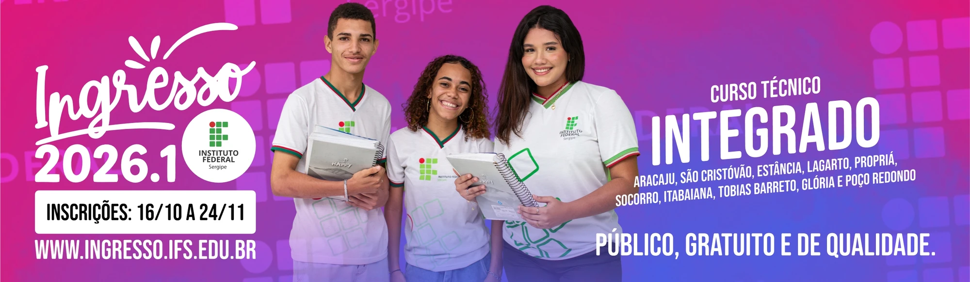 Federal Institute of Education, Science and Technology of Sergipe institutional grounds