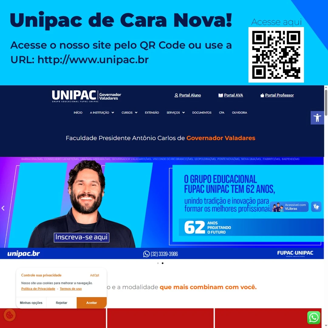 Presidente Antônio Carlos Faculty of Governador Valadares academic and student spaces