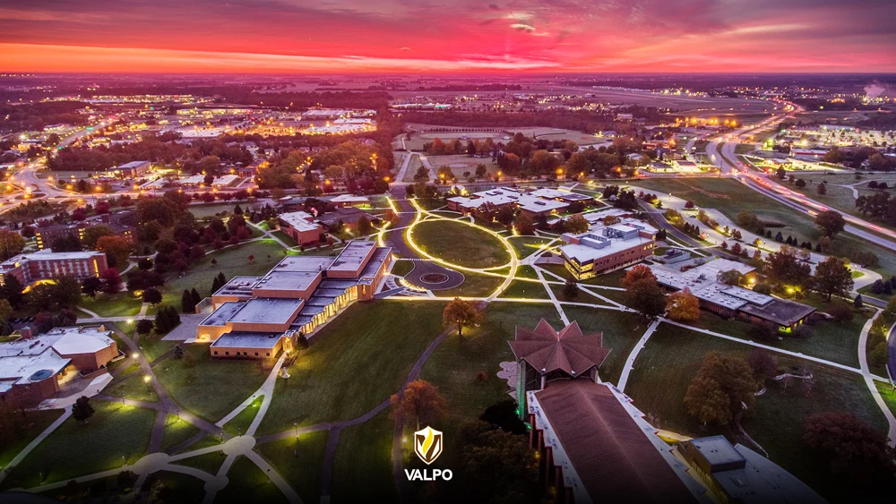 Front view of Valparaiso University
