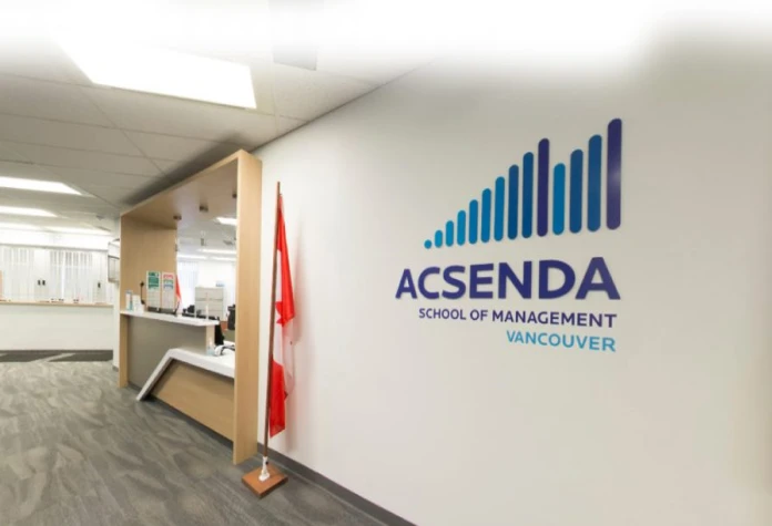 Approach to Acsenda School of Management campus