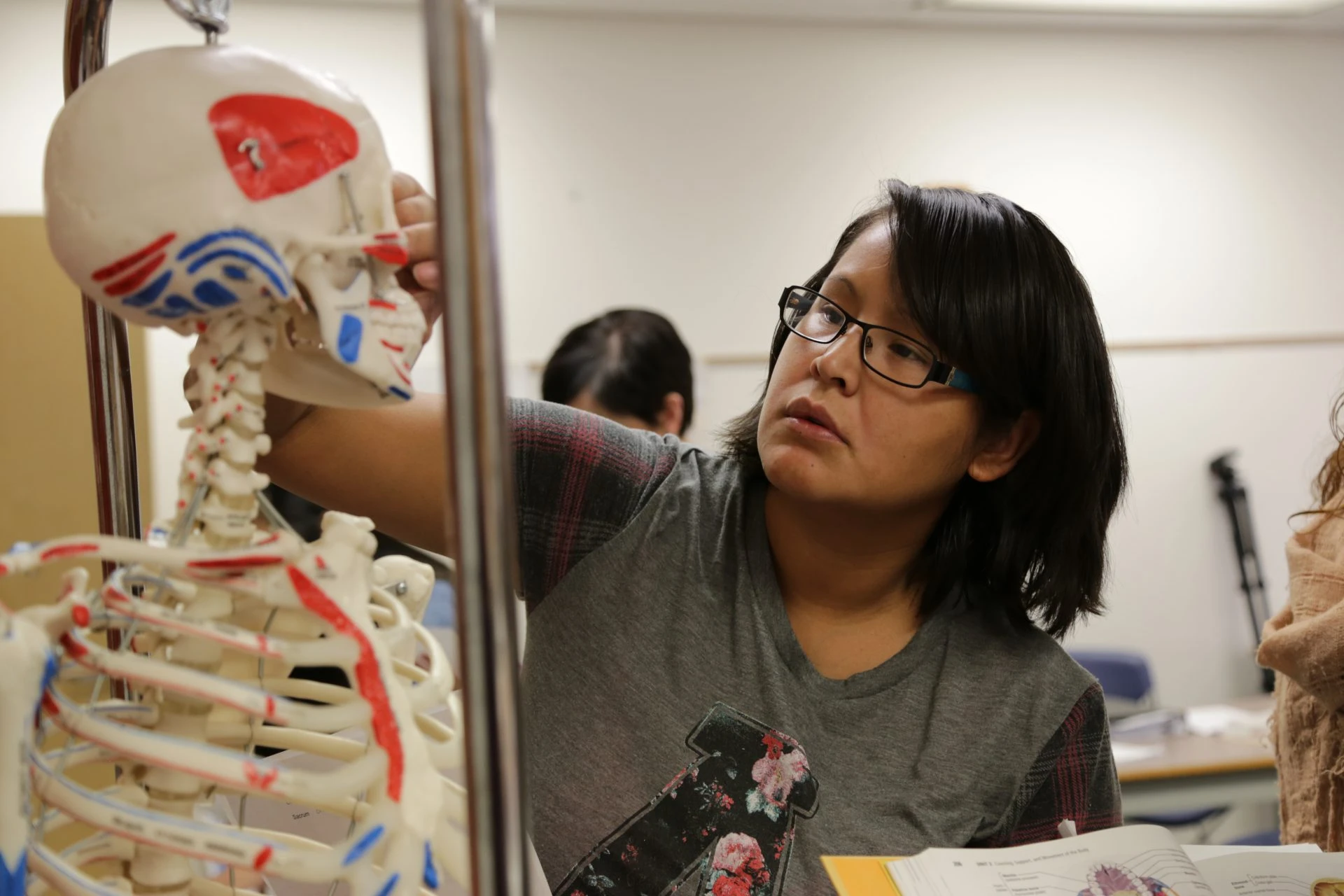 Students at Aurora College