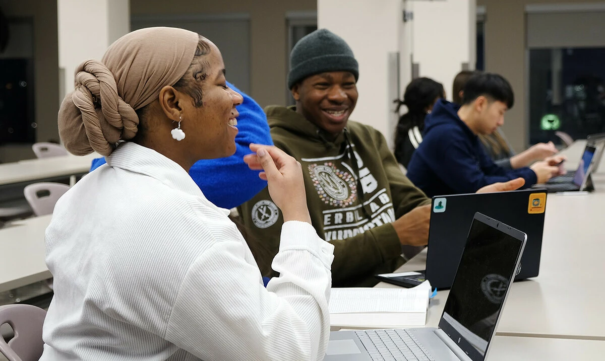 Students at Booth University College