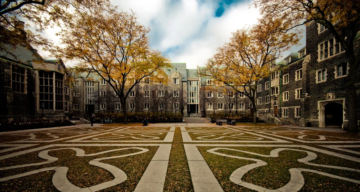 Trinity College campus and surroundings