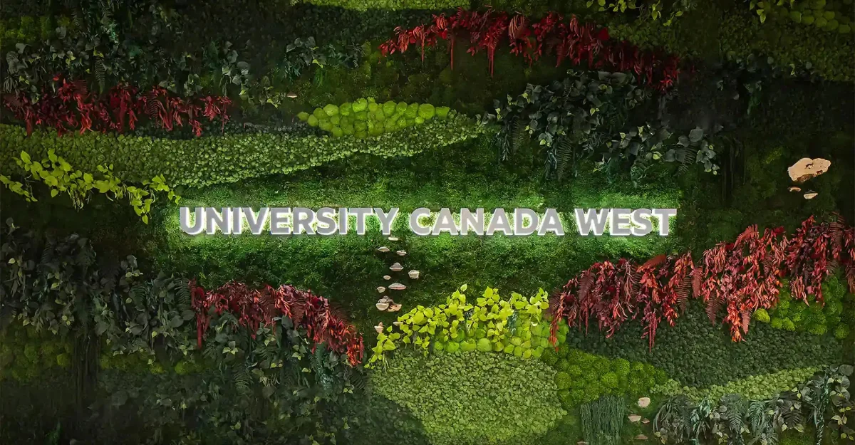Approach to University Canada West campus