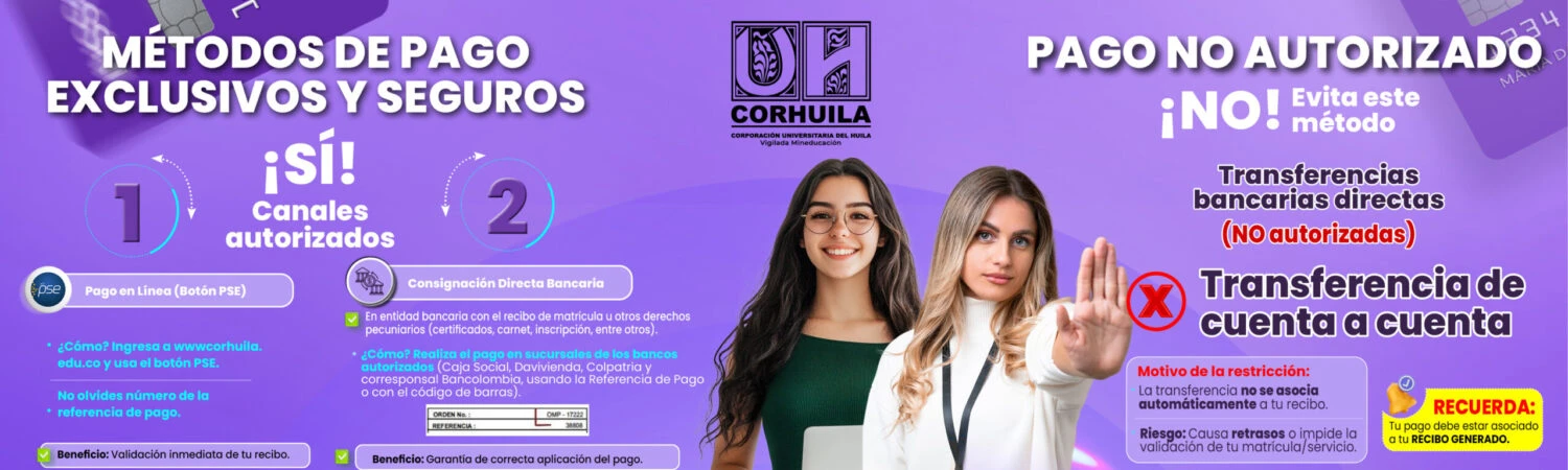 University Corporation of the Huila Region academic and student spaces