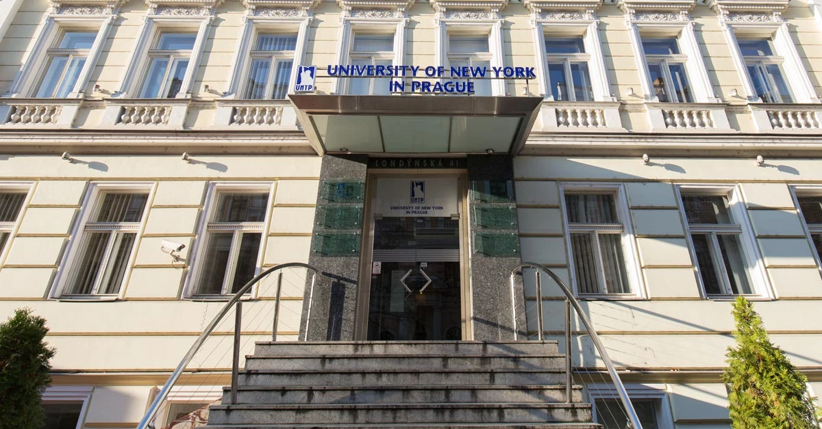 Approach to University of New York in Prague campus