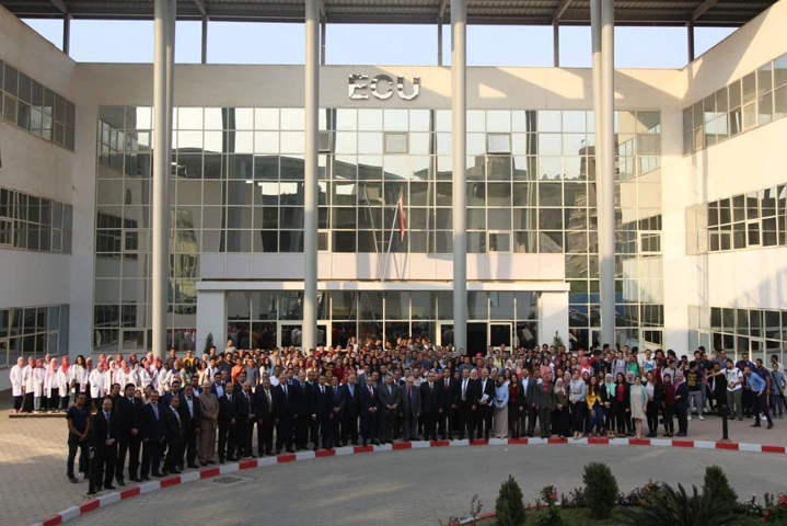 Students at Egyptian Chinese University