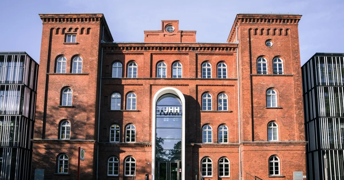 View of the Hamburg University of Technology campus