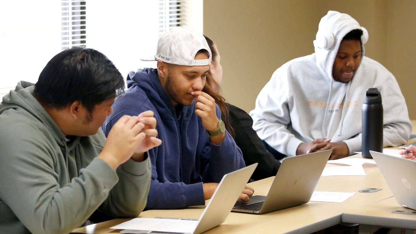 Students at Hilbert College