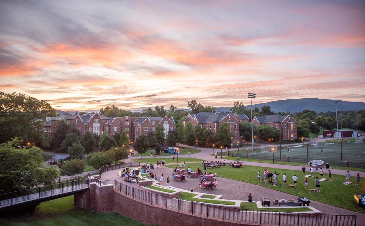Roanoke College campus scene