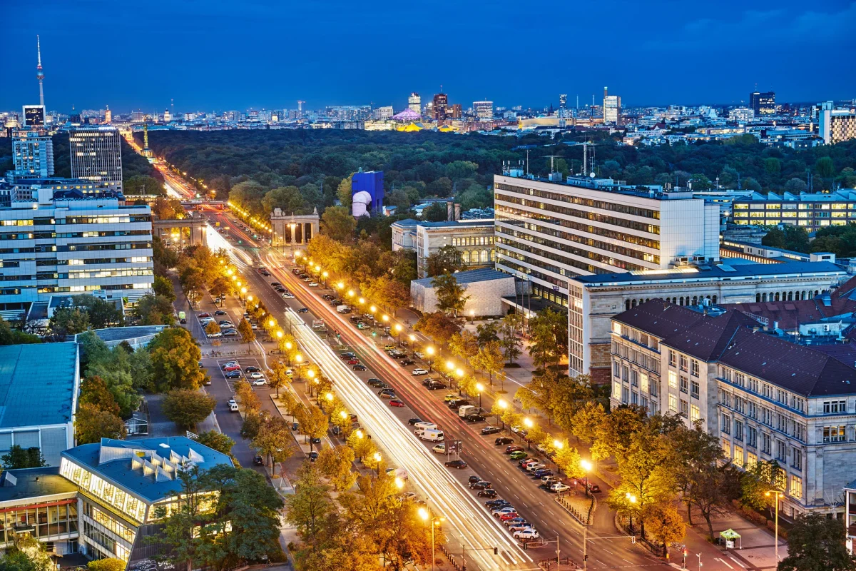 The Technische Universität Berlin campus grounds