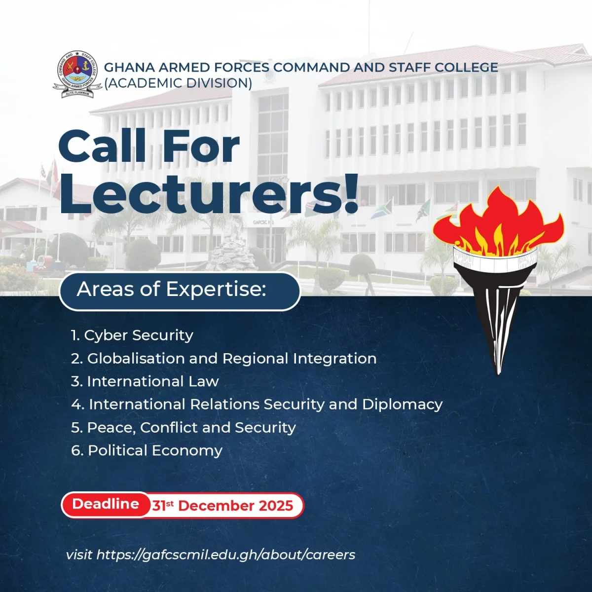 Ghana Armed Forces Command and Staff College campus and surroundings