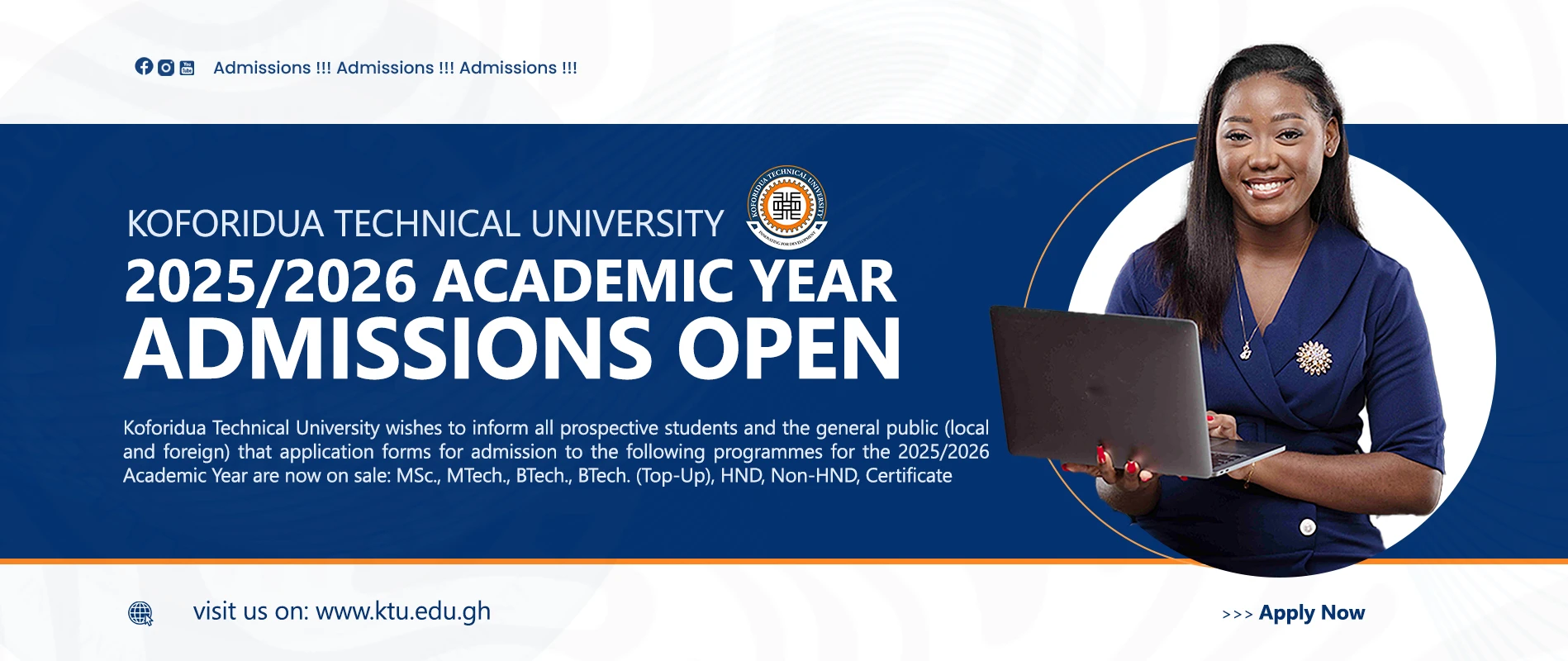 Koforidua Technical University academic and student spaces