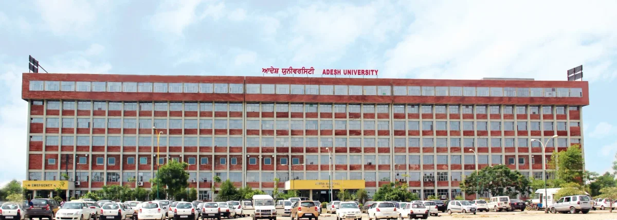 Adesh University campus building