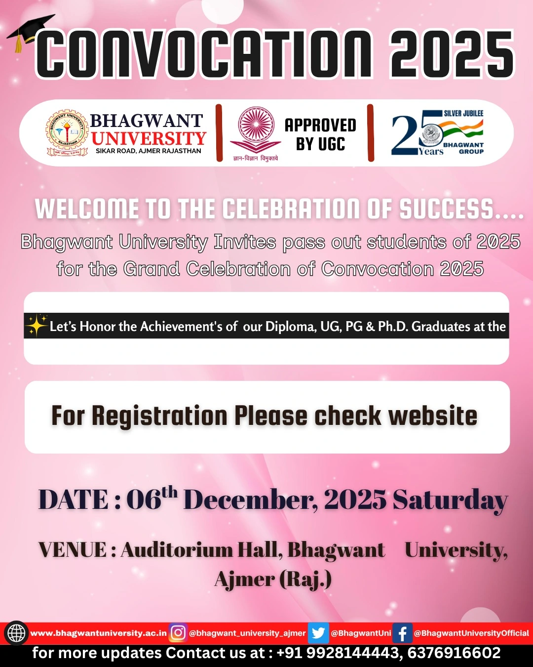 Daily life at Bhagwant University