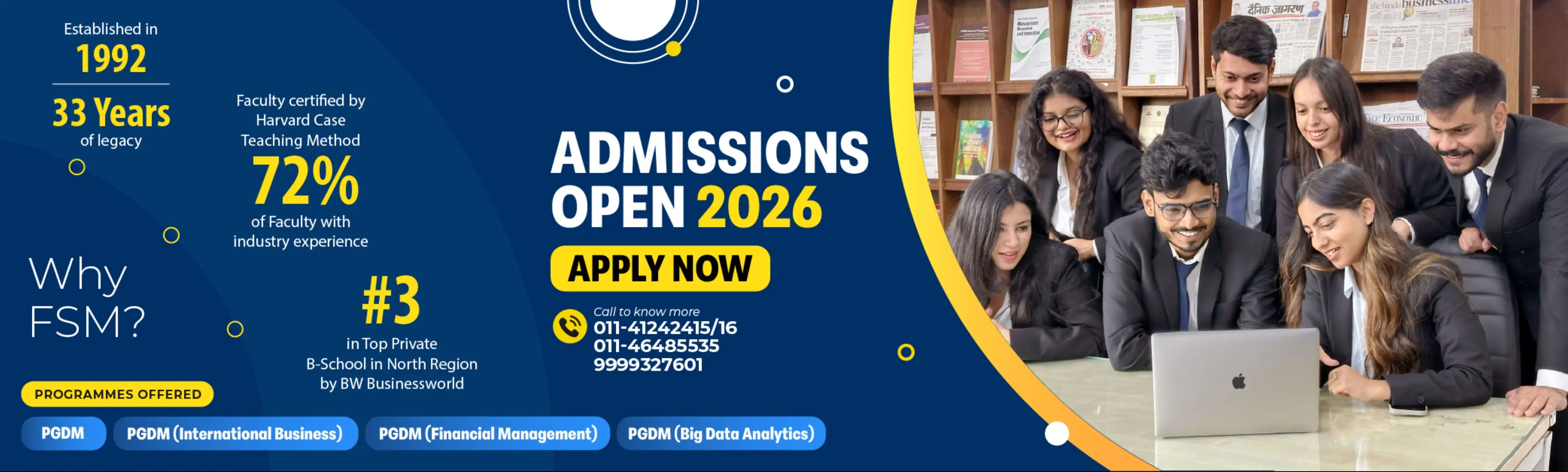 Students at Fore School of Management