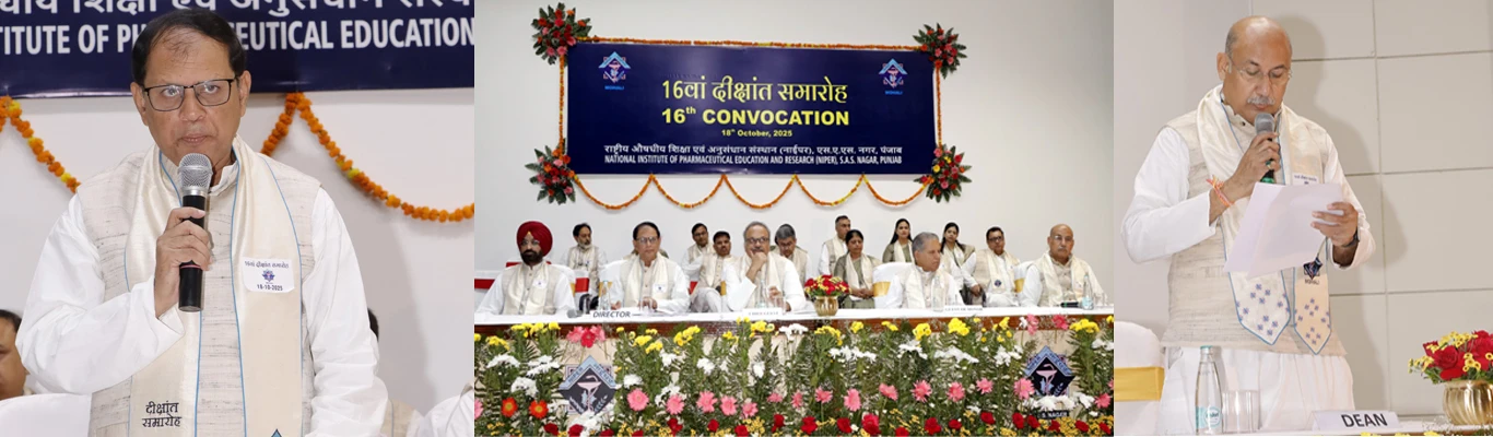 National Institute of Pharmaceutical Education and Research, S.A.S. Nagar institutional setting