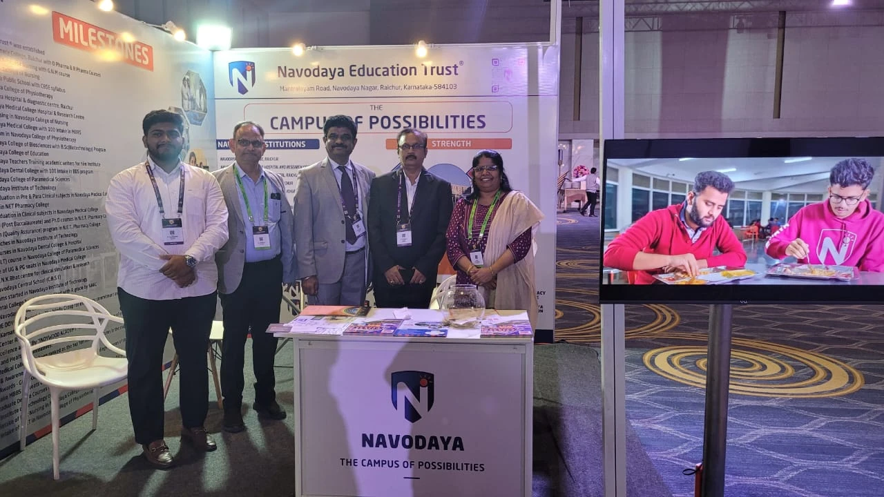 Students at Navodaya Dental College and Hospital