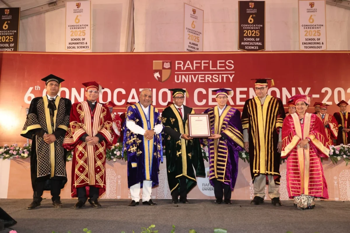 Raffles University campus scene