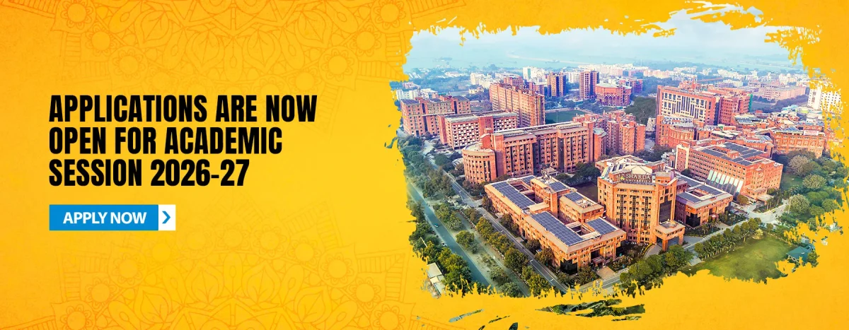 Sharda University campus scene