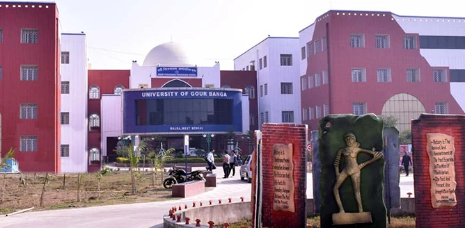 Students at University of Gour Banga