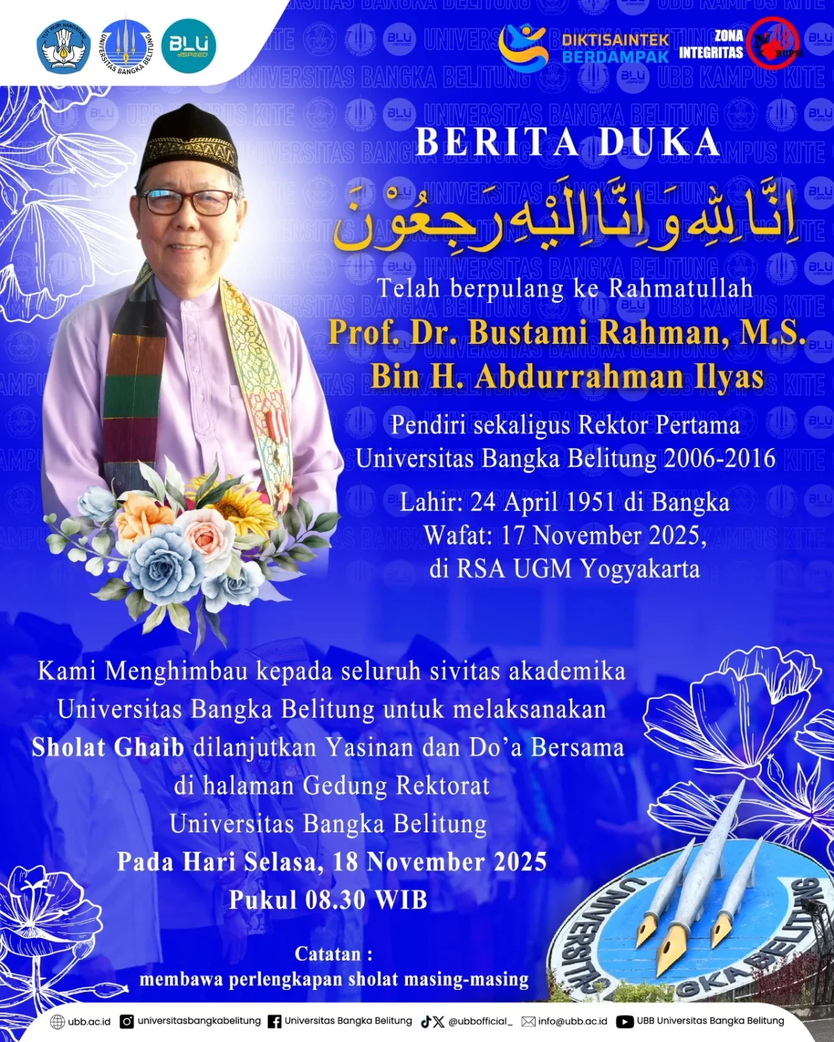Bangka Belitung University campus and surroundings