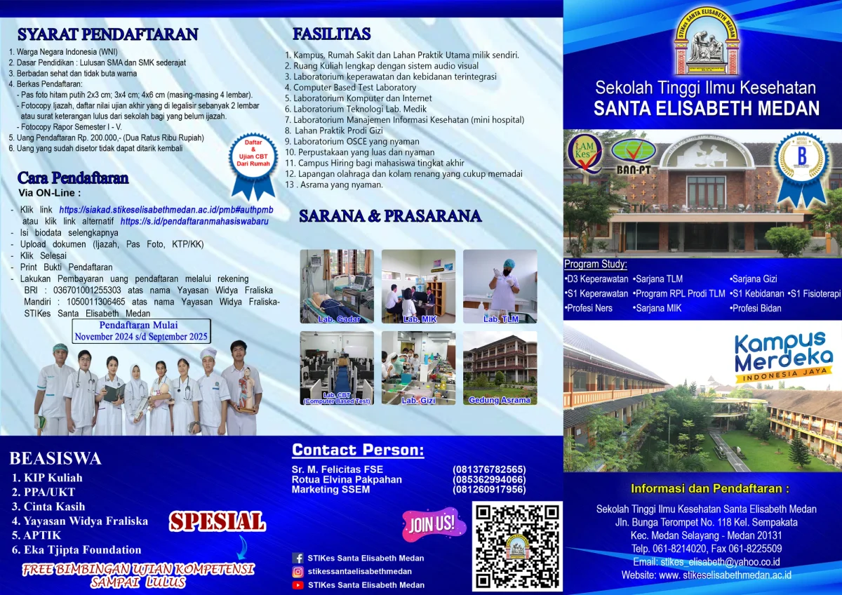 Inside College of Health Sciences Santa Elisabeth Medan