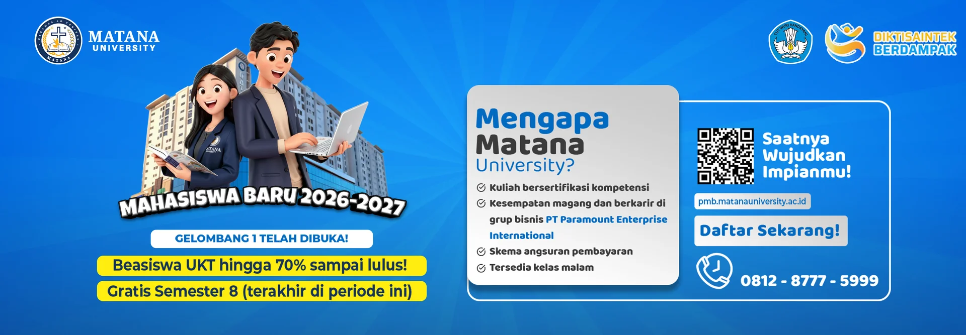 Matana University campus and facilities