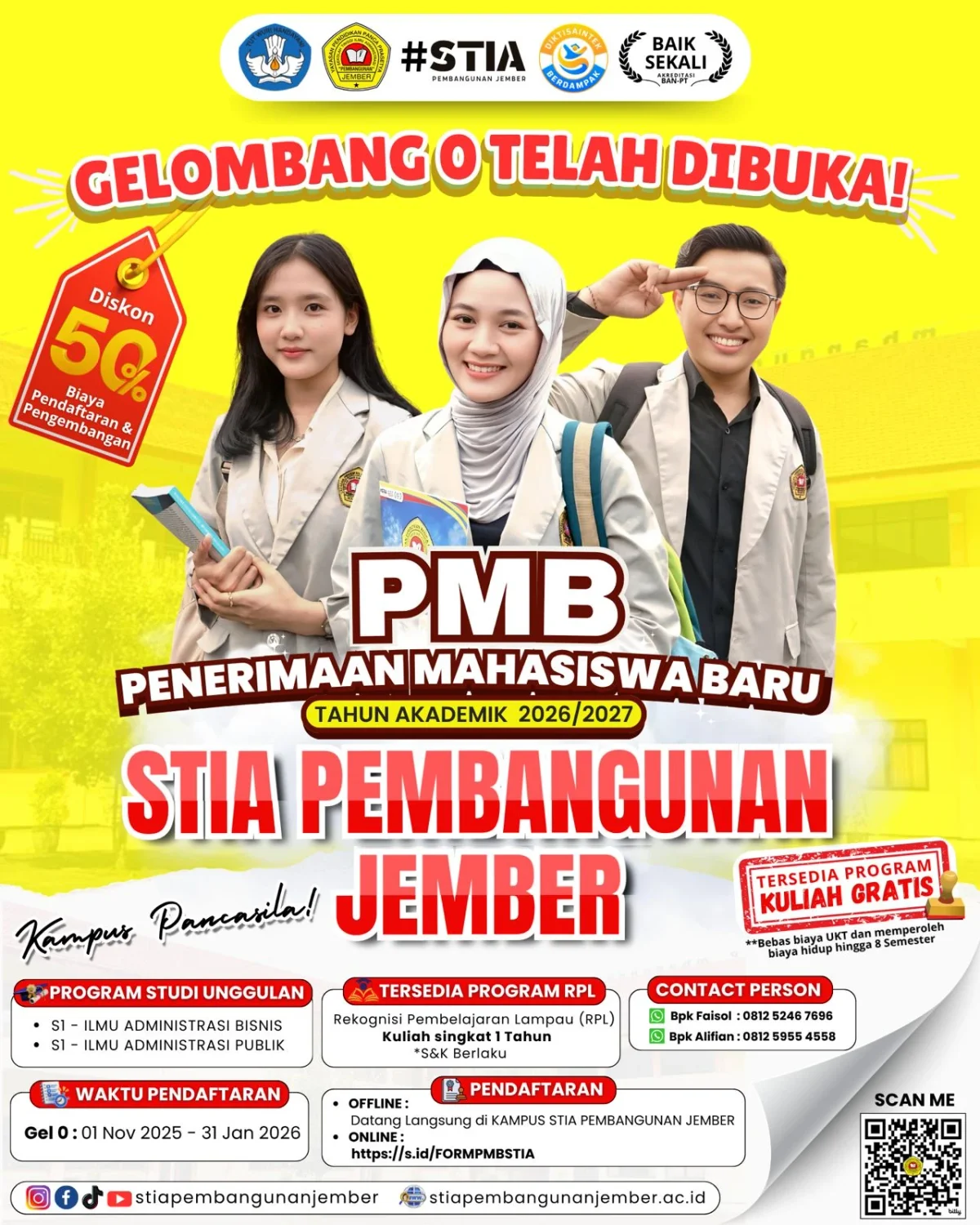 Pembangunan School of Administrative Sciences - Jember institutional setting