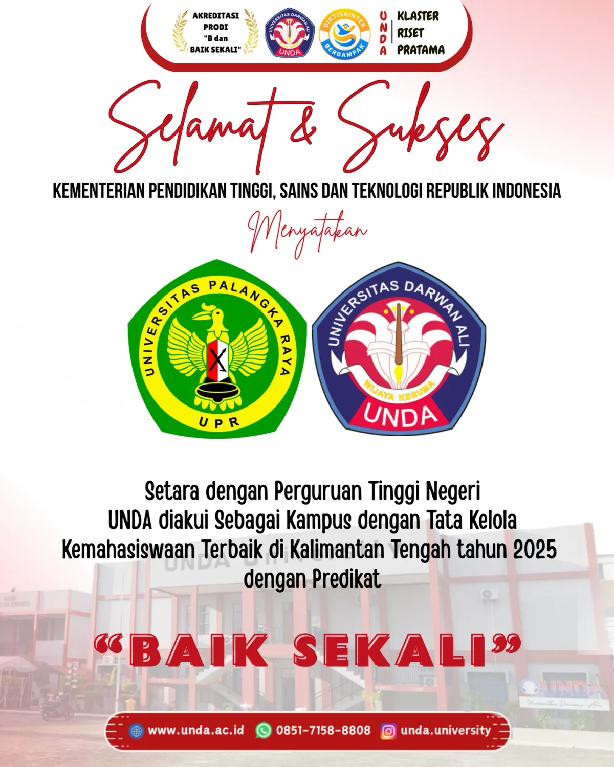 Students at Universitas Darwan Ali
