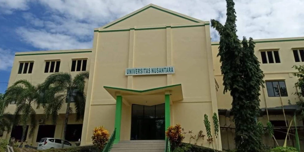 Students at Universitas Nusantara Manado