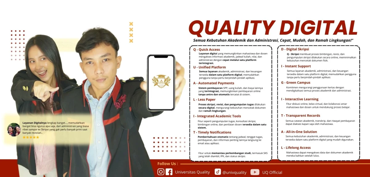 Universitas Quality institutional facilities