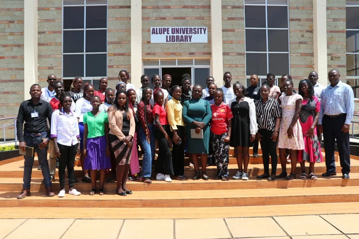 Students at Alupe University
