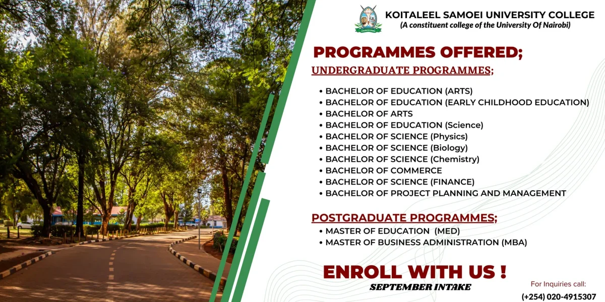 University of NairobiKoitaleel Samoei University College community on campus