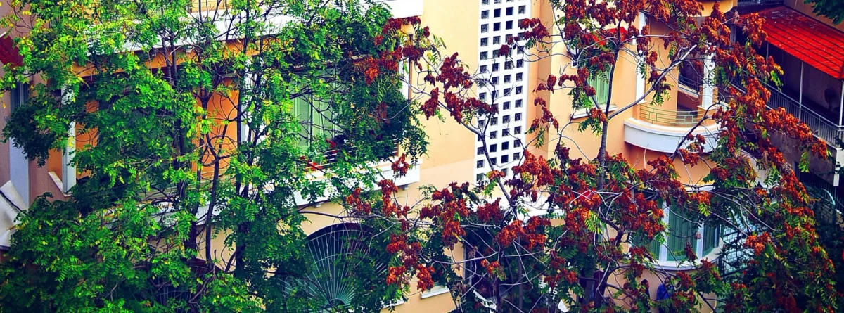 The Global University campus grounds