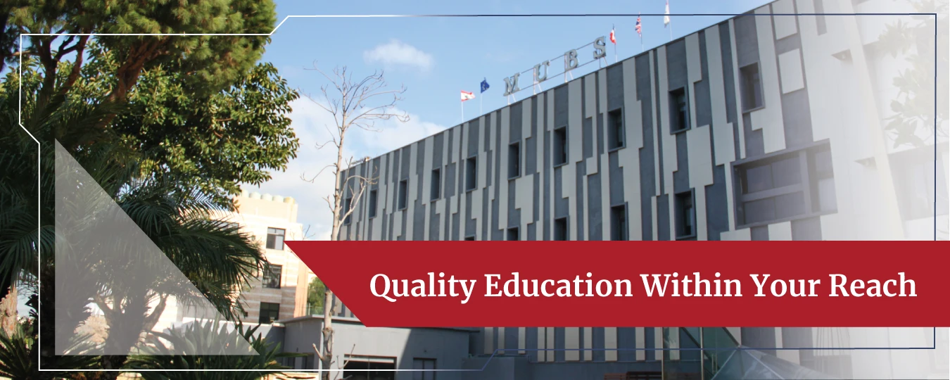 Front view of Modern University for Business and Science