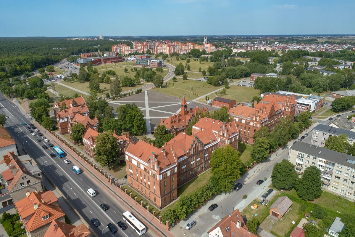 Front view of Klaipėda University