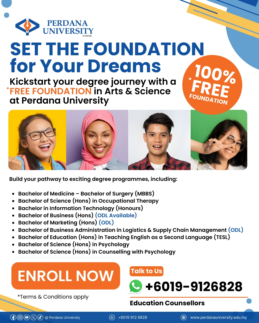 Perdana University campus and surroundings