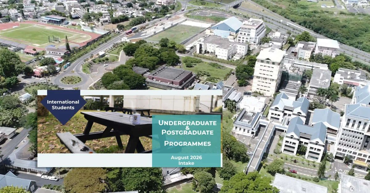 University of Mauritius academic and student spaces