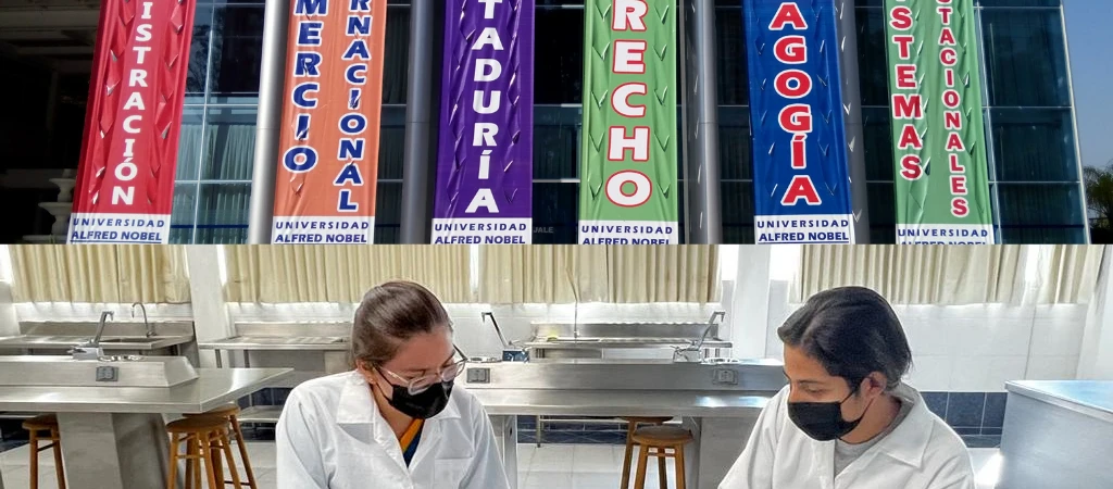Students at Alfred Nobel University of Mexico