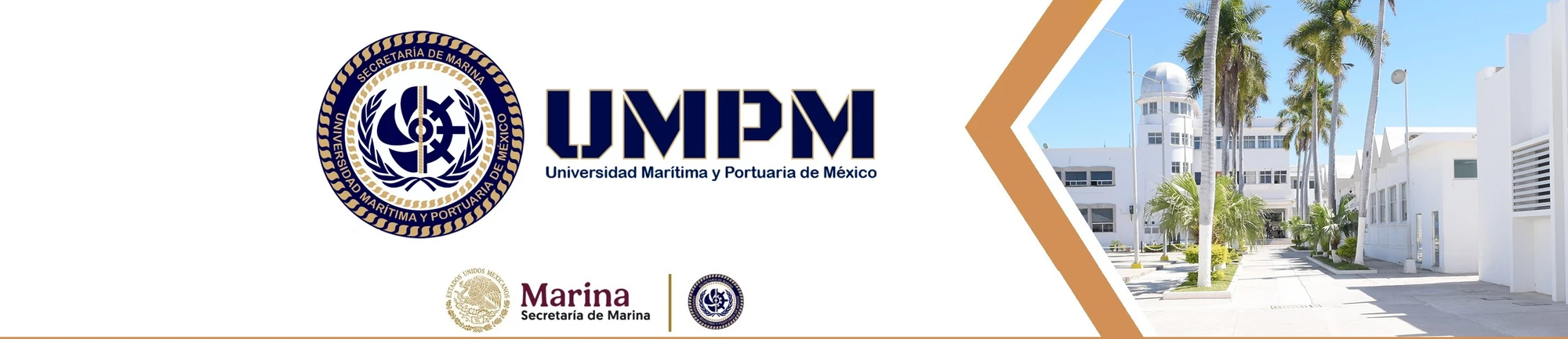 Mexican Maritime and Port University campus and surroundings