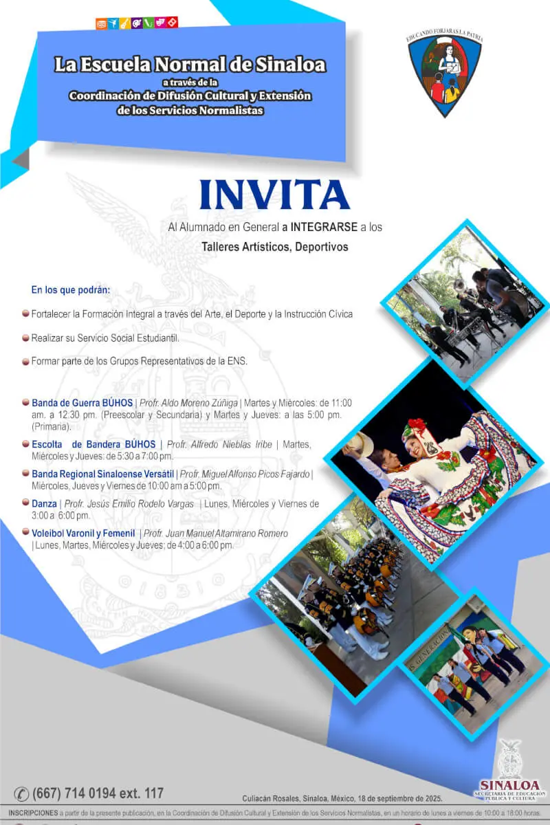 Teacher Training School of Sinaloa campus and facilities